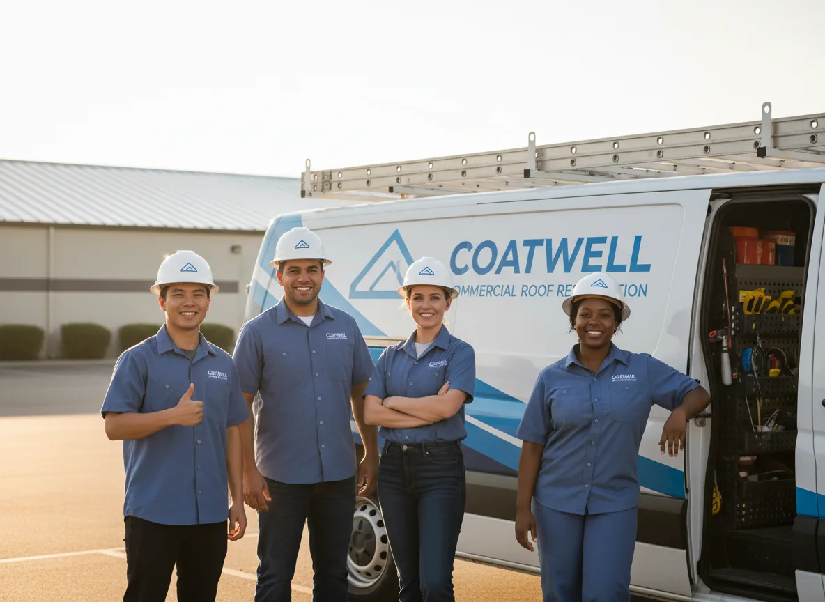 Commercial roof coating company in Lake View, IA